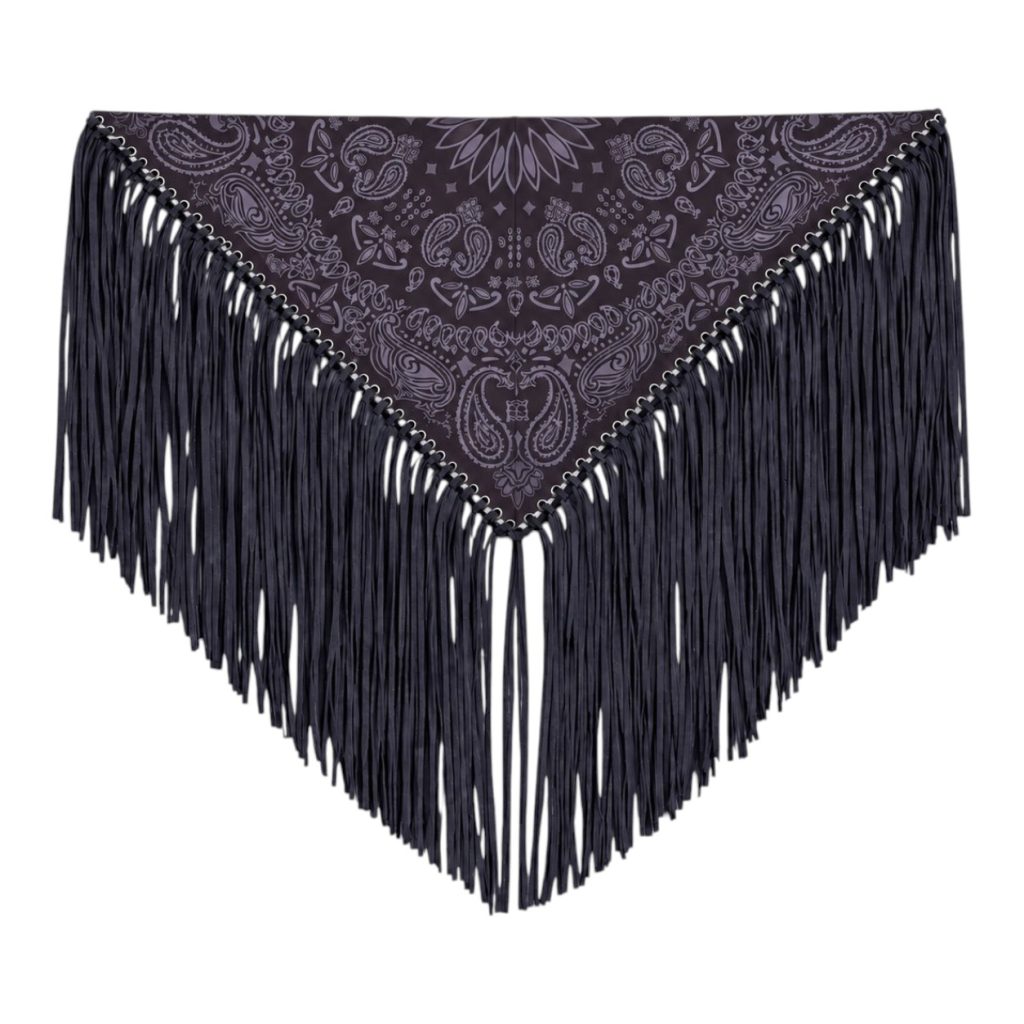 Suedmod Signature Small Lacivert Süet Şal