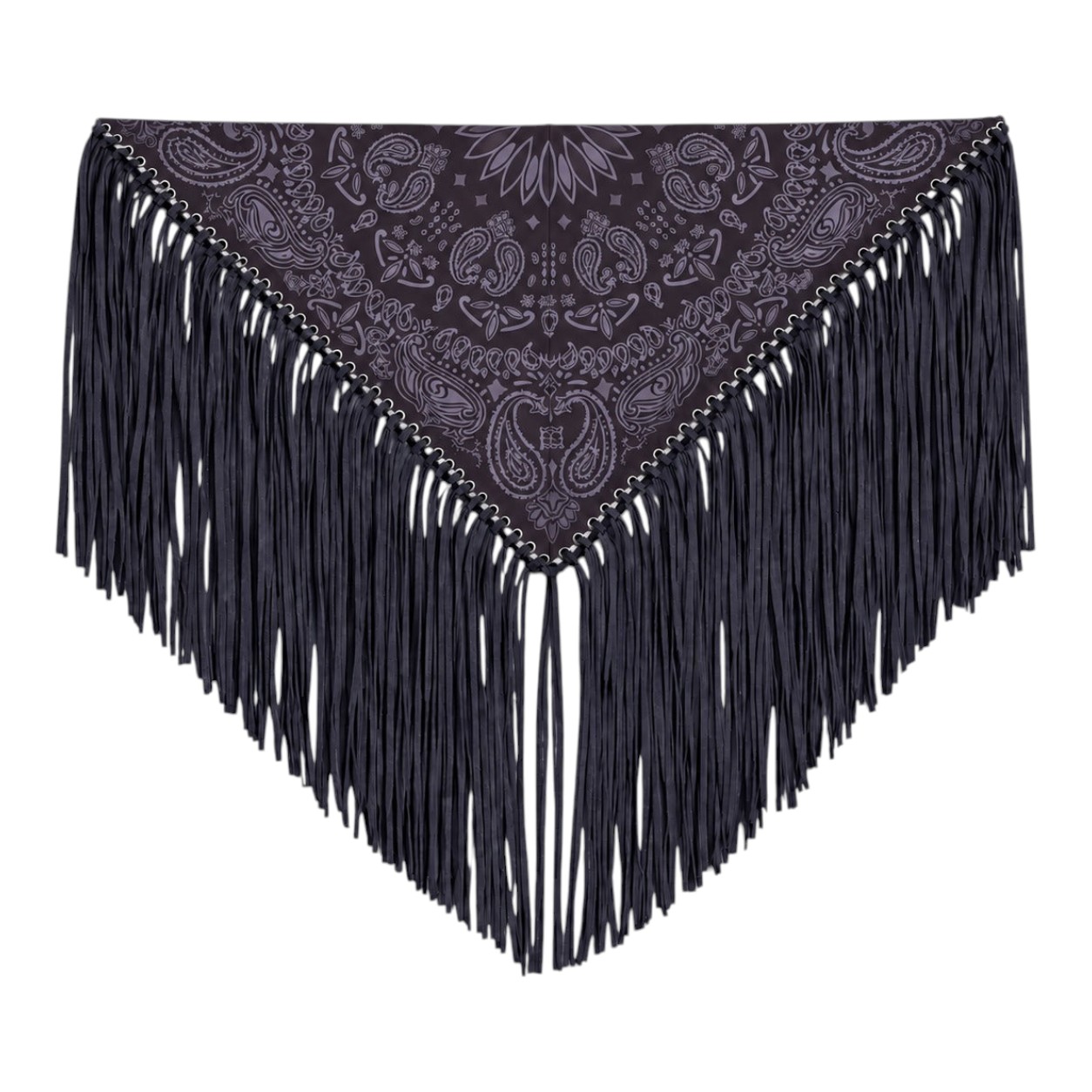 Suedmod Signature Small Lacivert Süet Şal