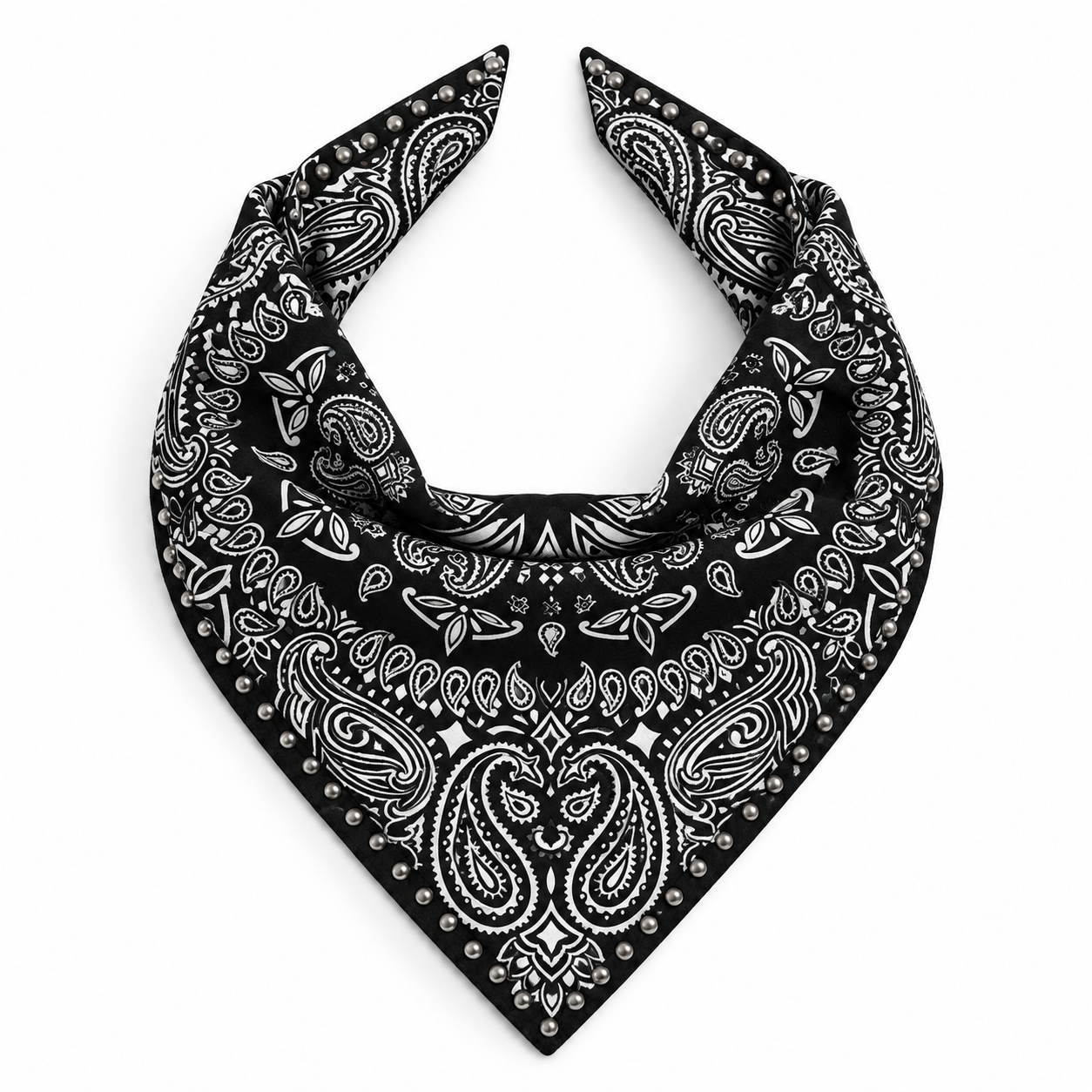 Suedmod Paisley Small Şal Siyah 1 Suedmod Paisley Small Şal Siyah