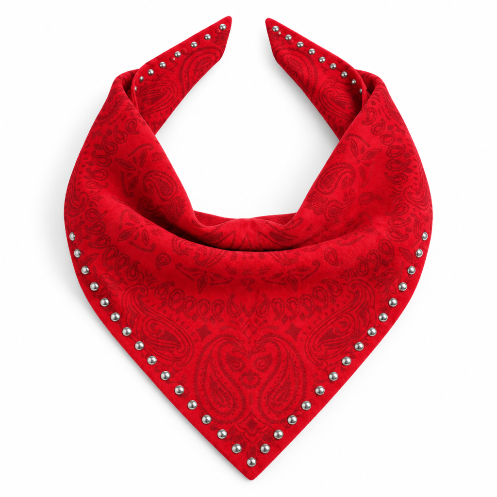 Suedmod Paisley Small Şal Kırmızı