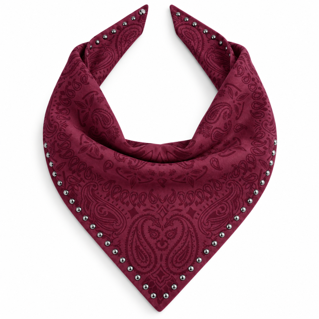 Suedmod Paisley Small Şal Bordo